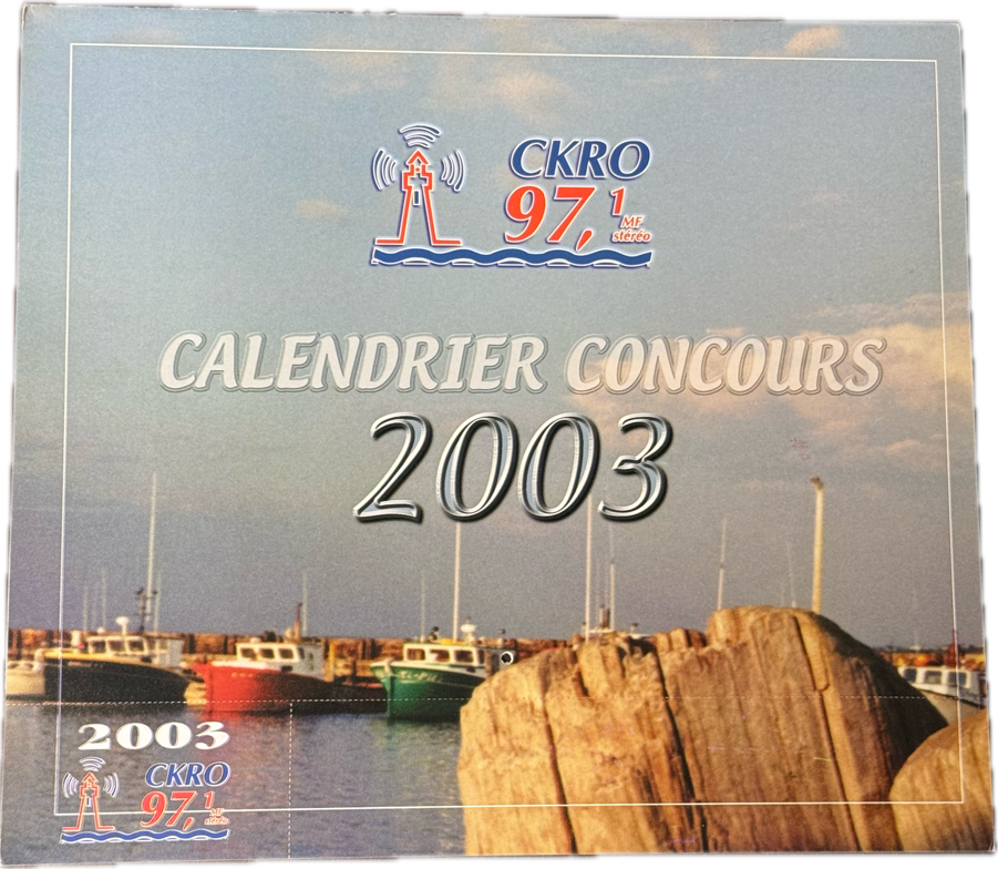 Calendrier CKRO 2003